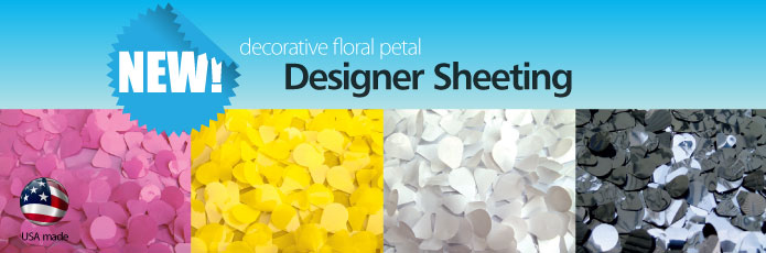 Decorative Designer Floral Petal Sheeting